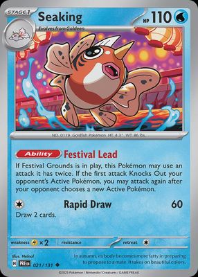 Seaking - Scarlet &amp; Violet Prismatic evolutions 021/131