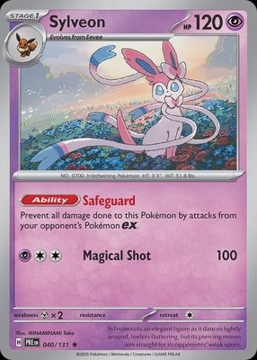 Sylveon - Scarlet &amp; Violet Prismatic evolutions 040/131