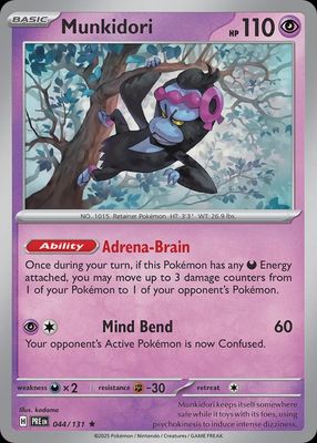 Munkidori - Scarlet &amp; Violet Prismatic evolutions 044/131