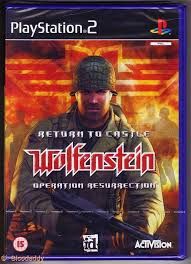 PS2 - RETURN TO CASTLE WOLFENSTEIN, Fini: JEU ET BOITE SEULEMENT