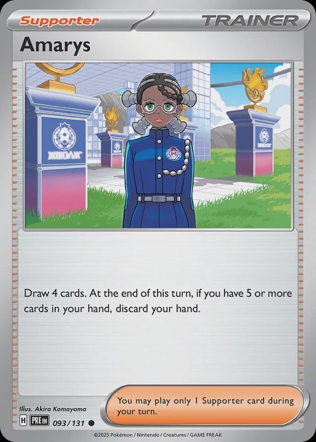 Amarys - Scarlet &amp; Violet Prismatic Evolutions 093/131, Fini: Normal