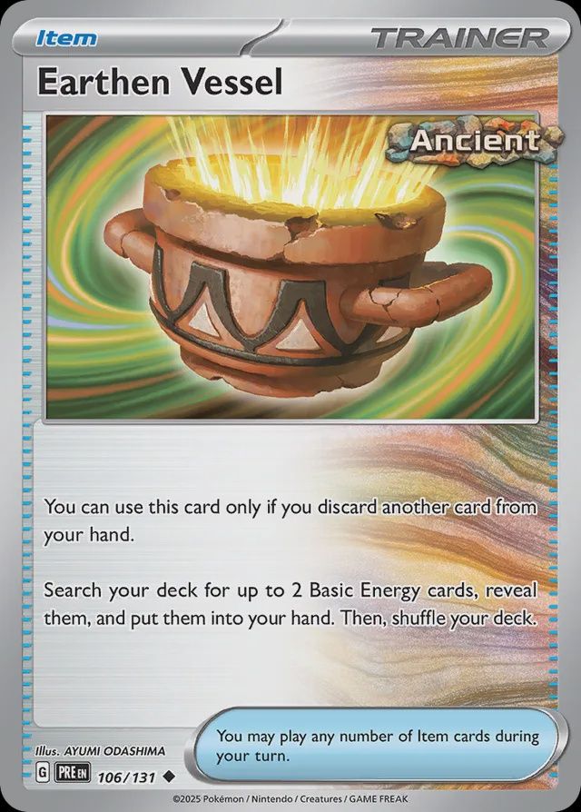 Earthen vessel - Scarlet &amp; Violet Prismatic Evolutions 106/131, Fini: Normal