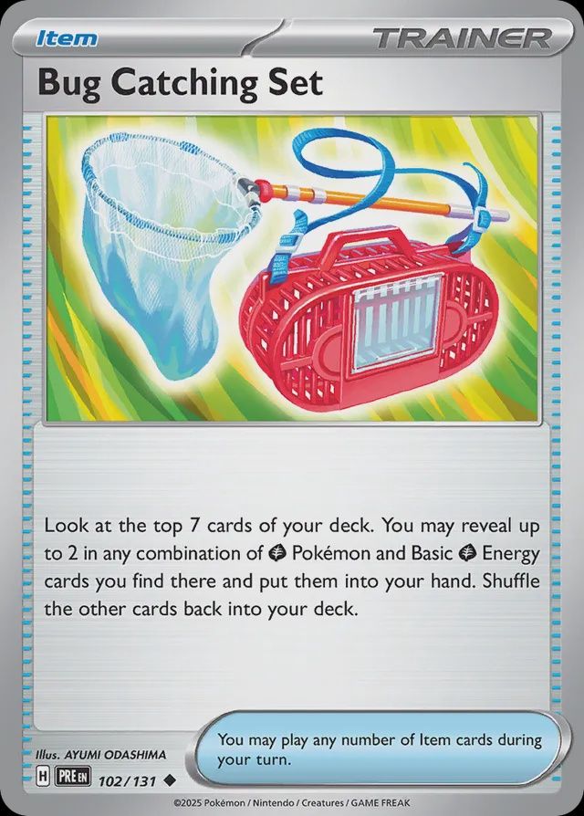 Bug catching set - Scarlet &amp; Violet Prismatic Evolutions 102/131, Fini: Normal