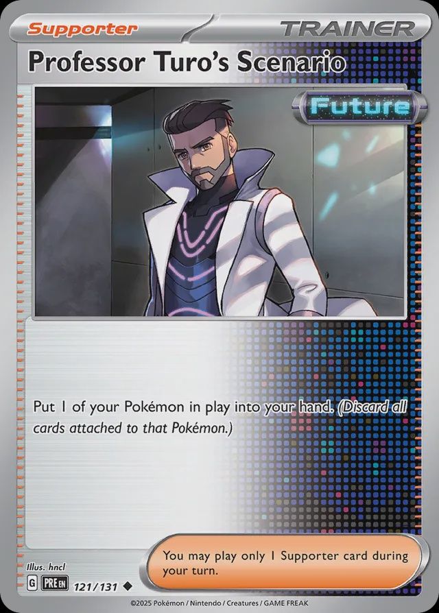 Professor Turo&#39;s scenario - Scarlet &amp; Violet Prismatic evolutions 121/131, Fini: Normal