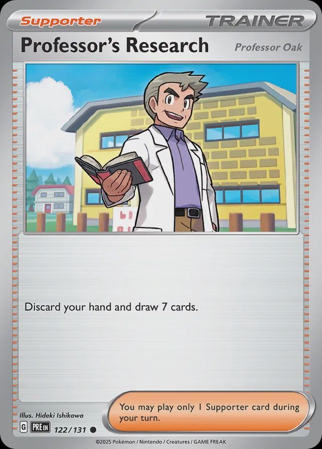 Professor&#39;s research - Scarlet &amp; Violet Prismatic evolutions 122/131, Fini: Normal