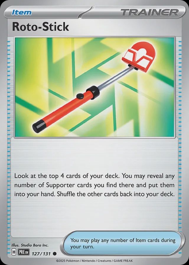 Roto-stick - Scarlet &amp; Violet Prismatic evolutions 127/131, Fini: Normal