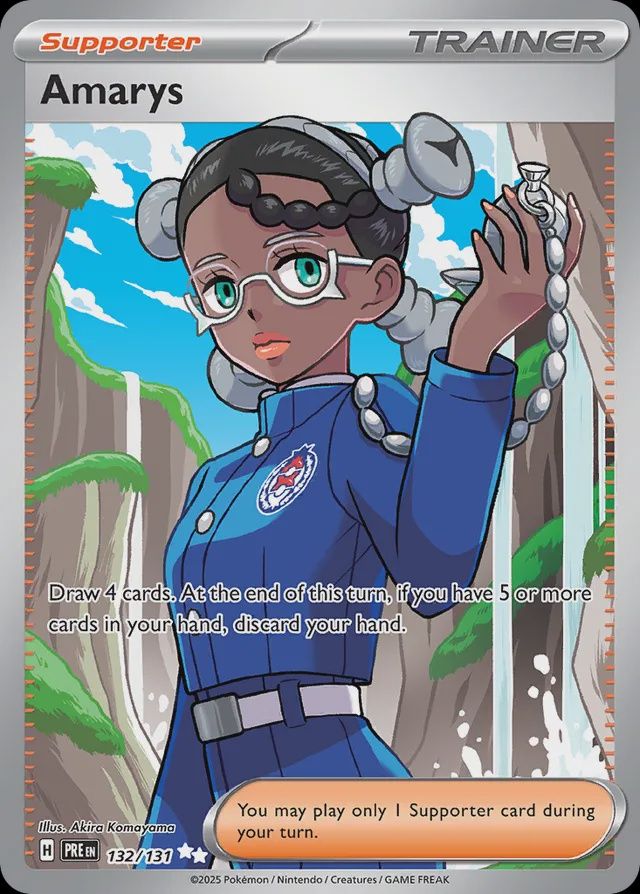 Amarys - Scarlet &amp; Violet Prismatic evolutions 132/131, Fini: Holofoil