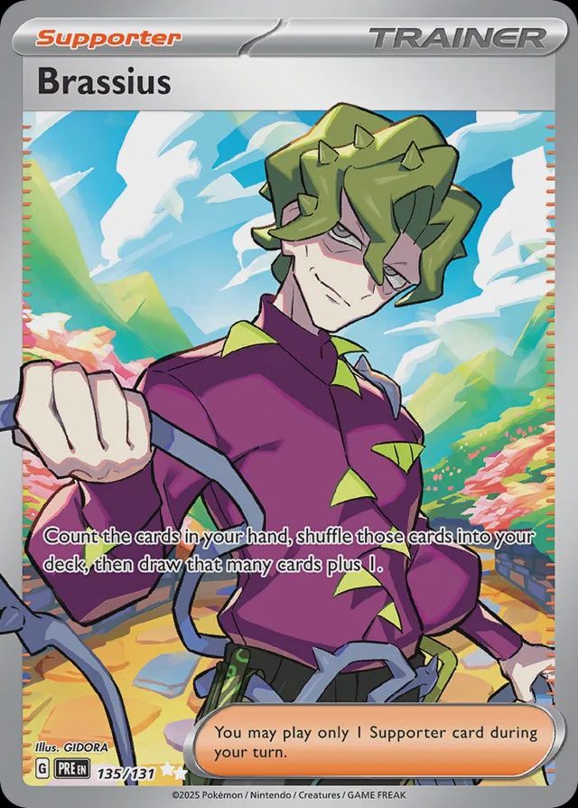 Brassius - Scarlet &amp; Violet Prismatic evolutions 135/131, Fini: Holofoil