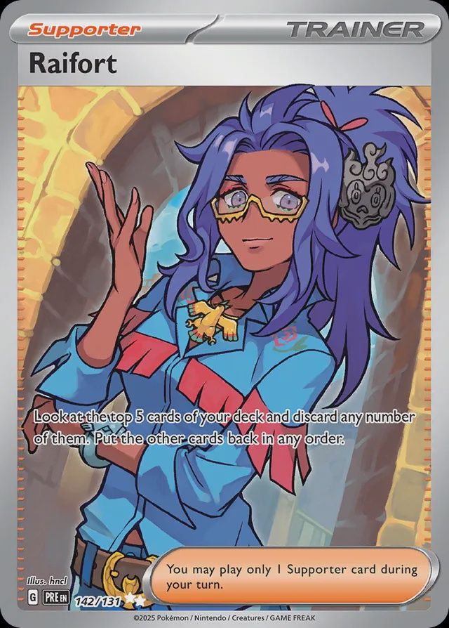Raifort - Scarlet &amp; Violet Prismatic evolutions 142/131, Fini: Holofoil