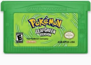 Game boy Advance - Pokemon Leaf Green Version