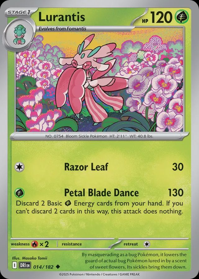 Lurantis - Scarlet &amp; Violet Destined rivals 014/182, Fini: Normal