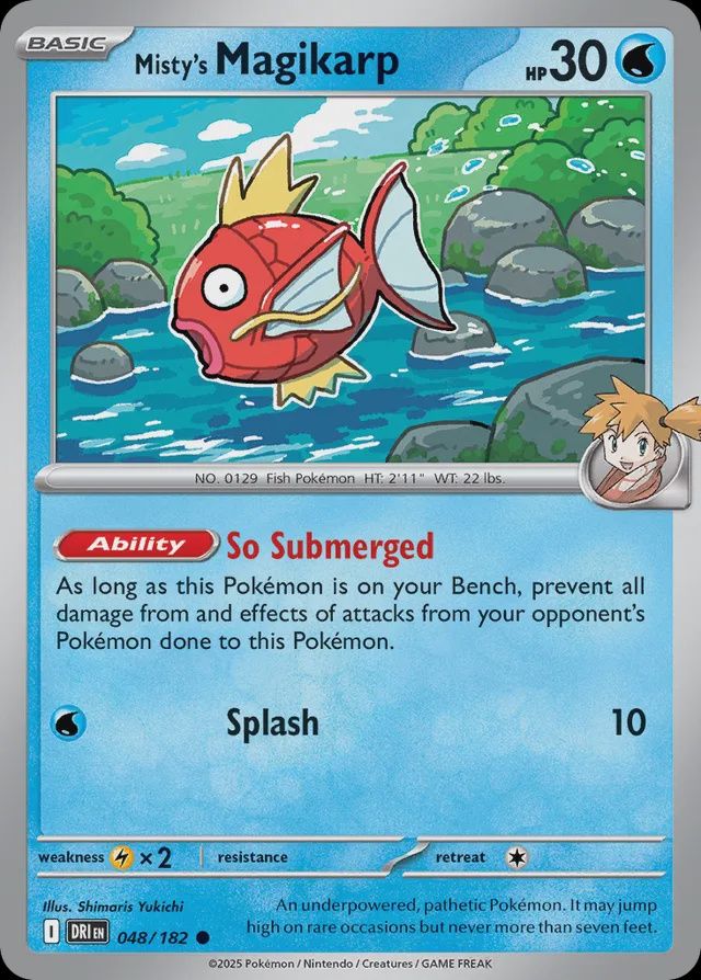 Misty&#39;s Magikarp - Scarlet &amp; Violet Destined rivals 048/182, Fini: Normal