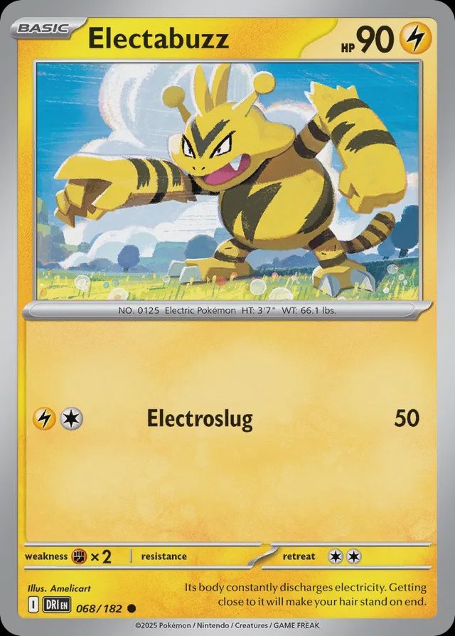 Electabuzz  068/182 - Normal - Scarlet &amp; Violet : Destined Rivals, Qualité: Near Mint