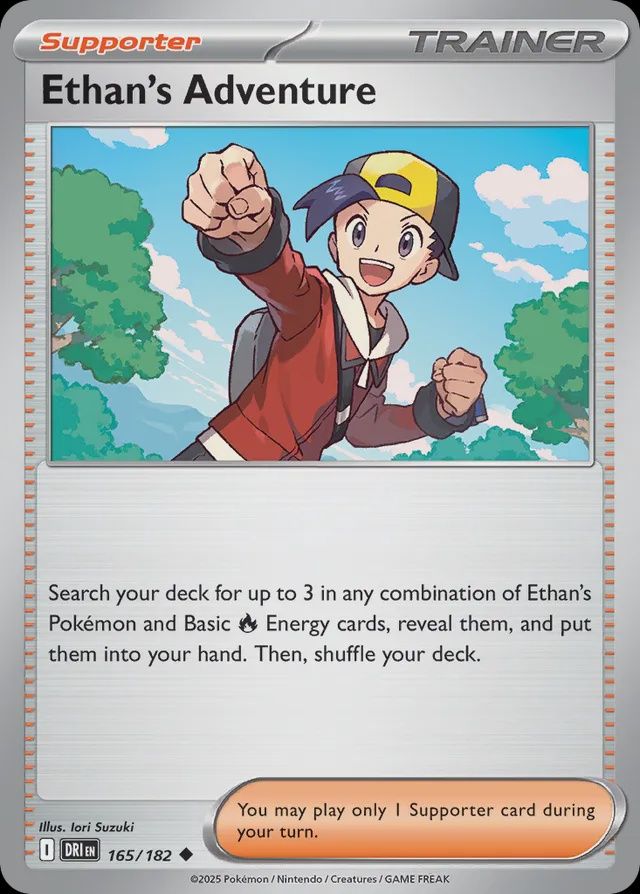 Ethan&#39;s Adventure  165/182 - Reverse Holofoil - Scarlet &amp; Violet : Destined Rivals, Qualité: Near Mint