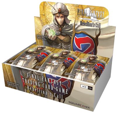FINAL FANTASY TCG SET 17 REBELLION&#39;S CALL BOOSTER