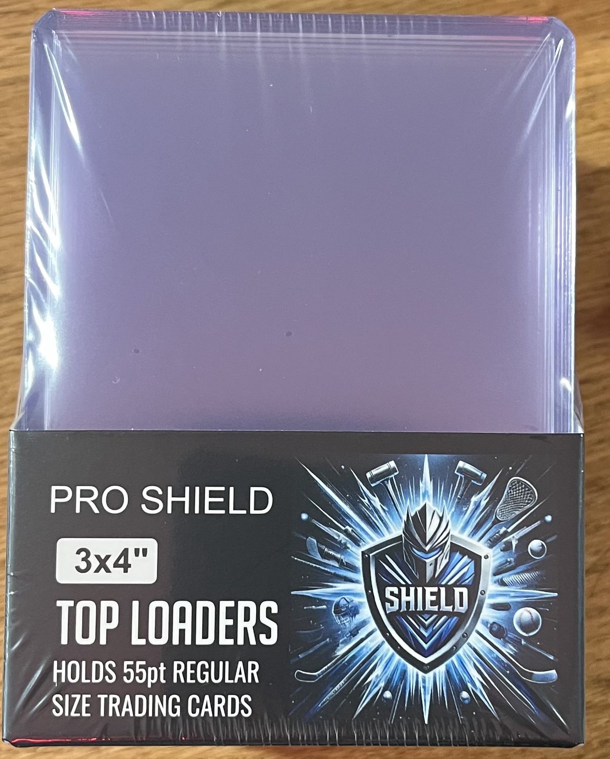 Pro shield 55 pt Top loaders 3X4&quot; (25 pack)