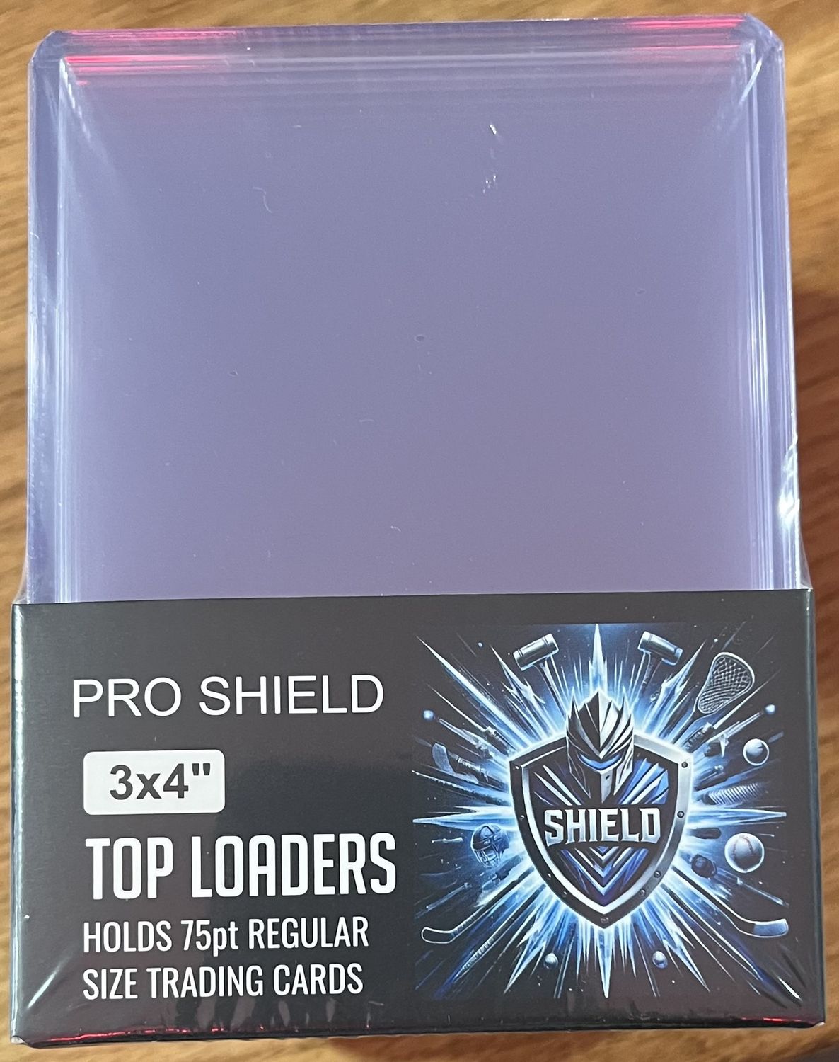 Pro shield 75 pt Top loaders 3X4&quot; (25 pack)