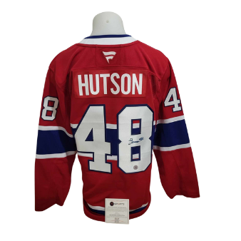 Autographed jersey - Lane Hutson (Montreal Canadiens)