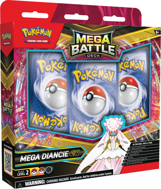Pokemon Mega battle deck Mega Gengar EX / Mega Diancie EX