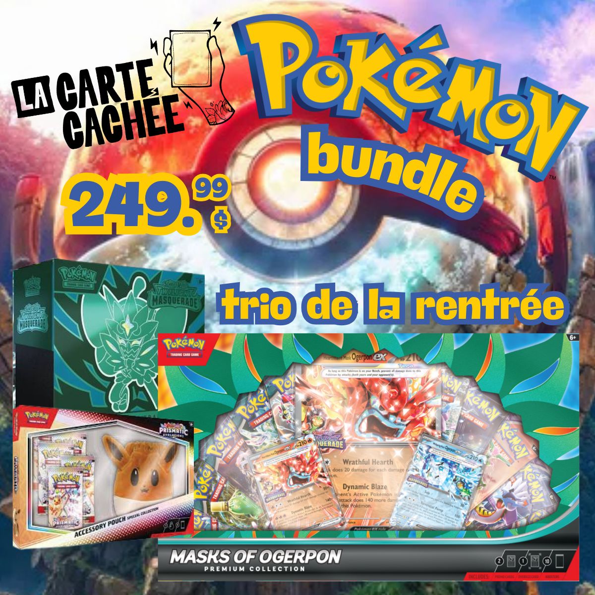 Pokemon bundle- Trio de la rentrée