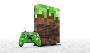 Console - Xbox one S Minecraft limited edition