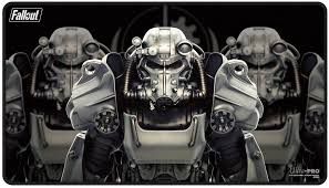 Ultra pro playmat MTG Fallout Brotherhood of steel Bethesda black stitched