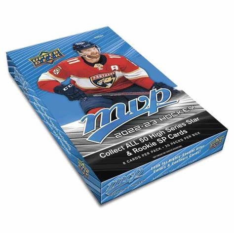 UD 2022-23 MVP Hockey Hobby, Format D'emballage: Boite (20 Paquets)