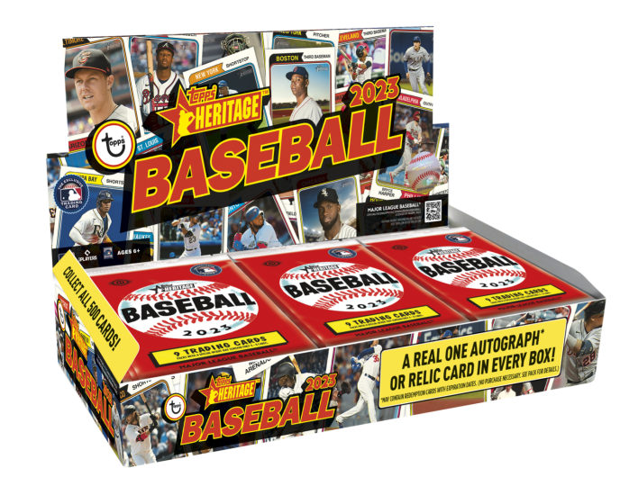 Topps Heritage Baseball 2023, Format D'emballage: Boite