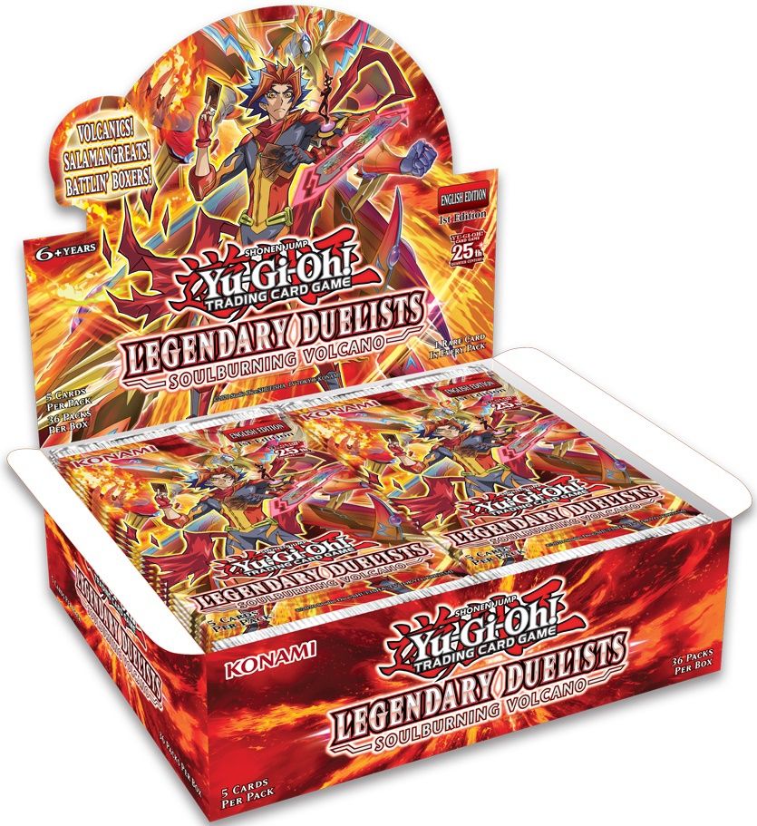 YGO Legendary Duelists Soulburning Volcano Booster, Format D'emballage: Boite (36 Paquets)
