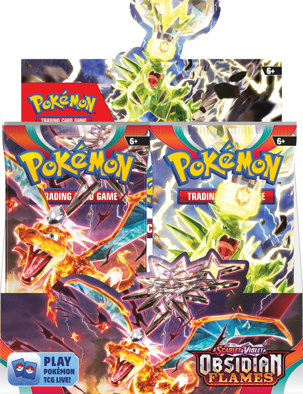 Scarlet &amp; Violet: Obsidian flames Booster box, Size: Boite (36 Paquets)