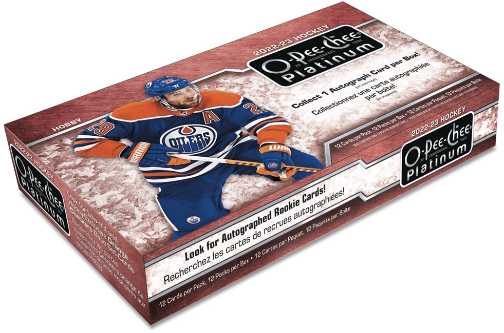 UD 2022-23 O-Pee-Chee Platinum Hockey Hobby, Format D'emballage: Boite (12 Paquets)