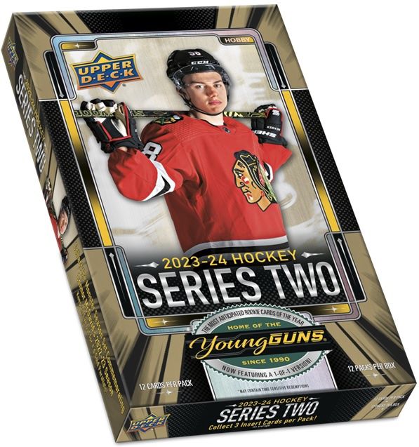 UD 2023-24 Hockey Series 2 Hobby, Format D'emballage: Boite (12 Paquets)