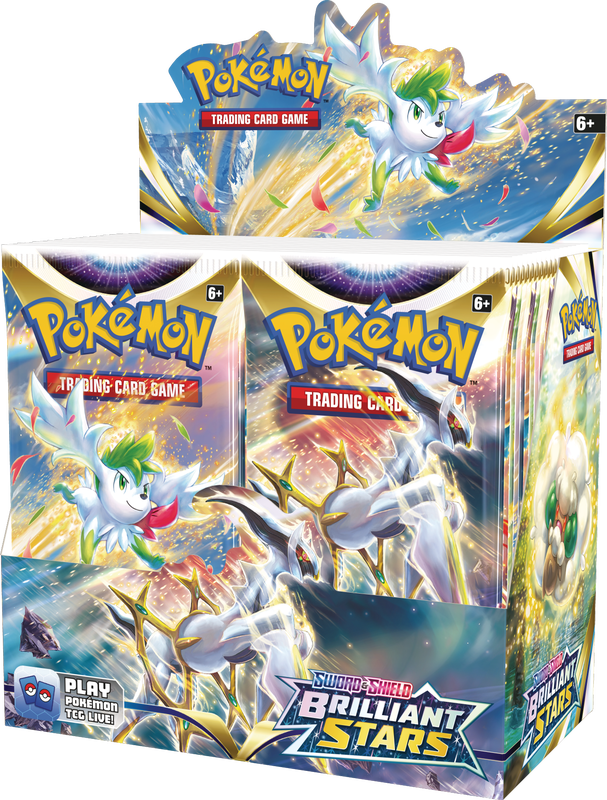 Sword &amp; Shield: Brilliant stars Booster box, Format D'emballage: Boite (36 Paquets)