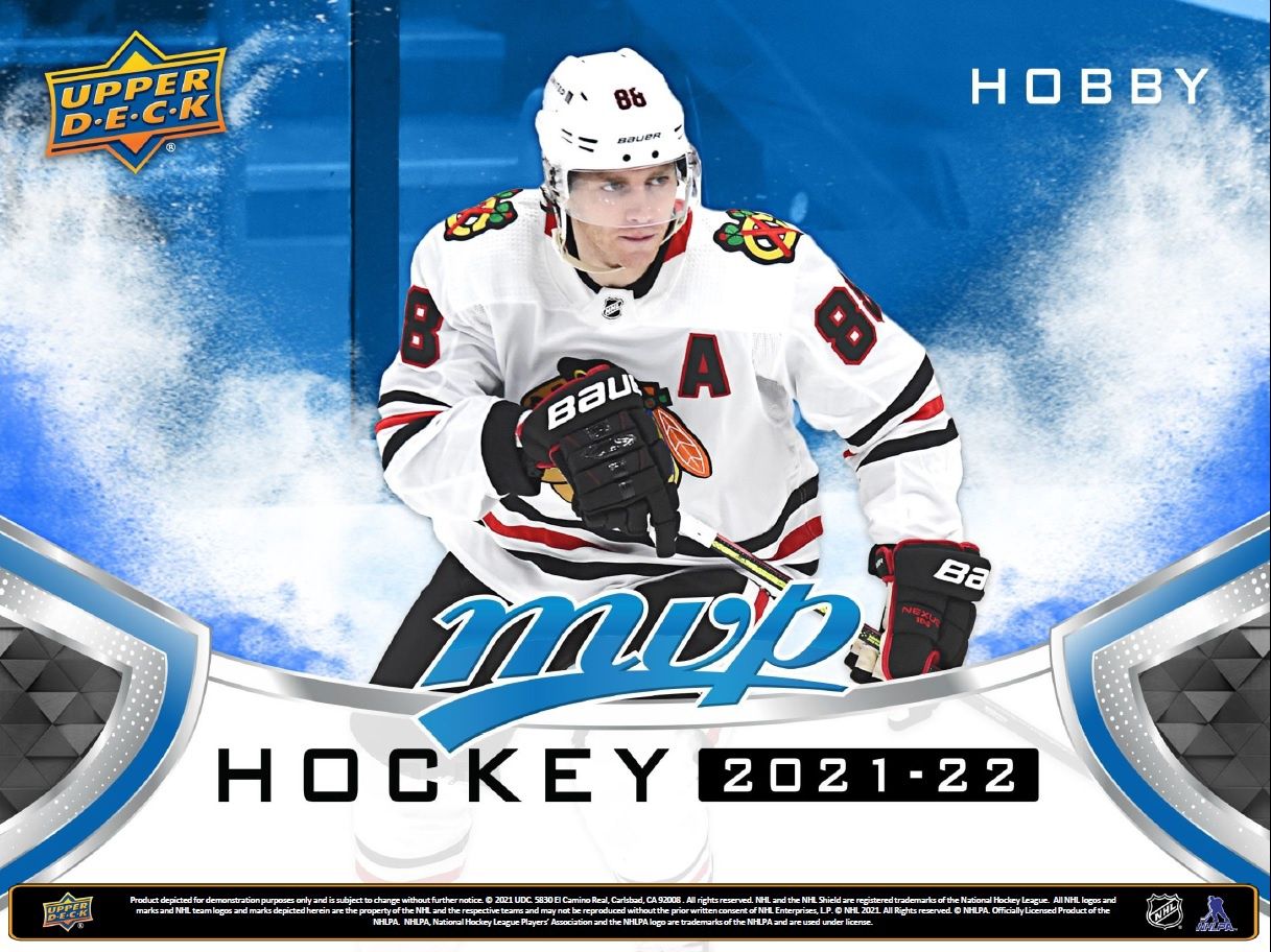 UD 2021-22 MVP Hockey Hobby, Format D'emballage: Boite (20 Paquets)