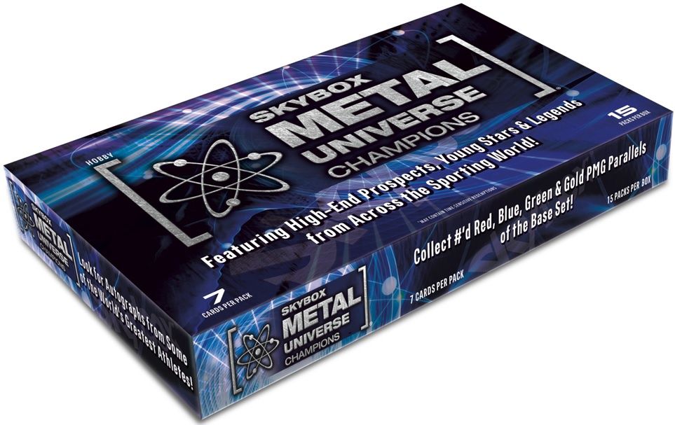 UD Skybox Metal Universe Champions 2023, Format D'emballage: Boite (15 Pacquets)