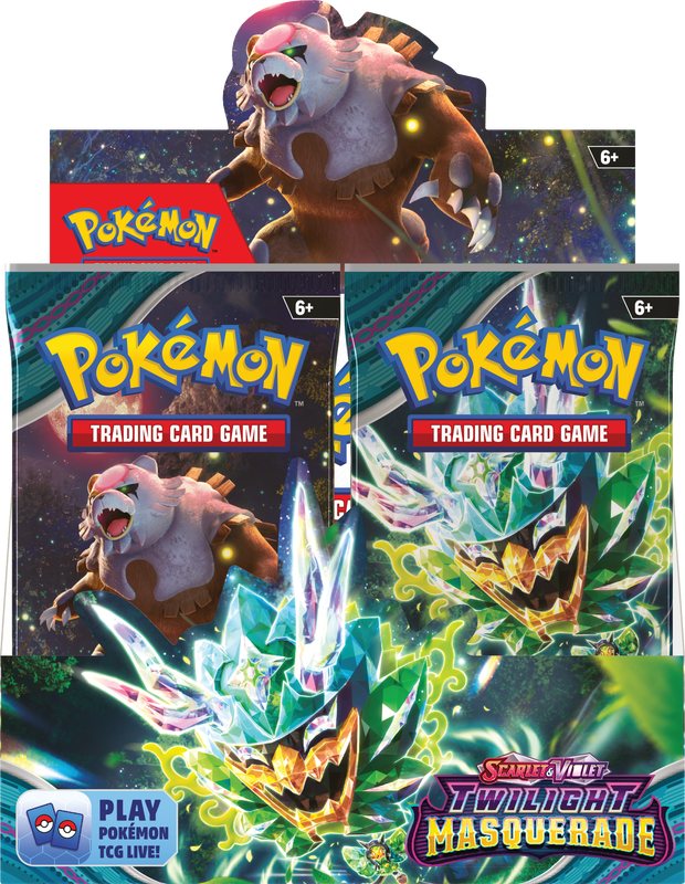 Scarlet &amp; Violet: Twilight Masquerade Booster box, Format D'emballage: Boite (36 Paquets)