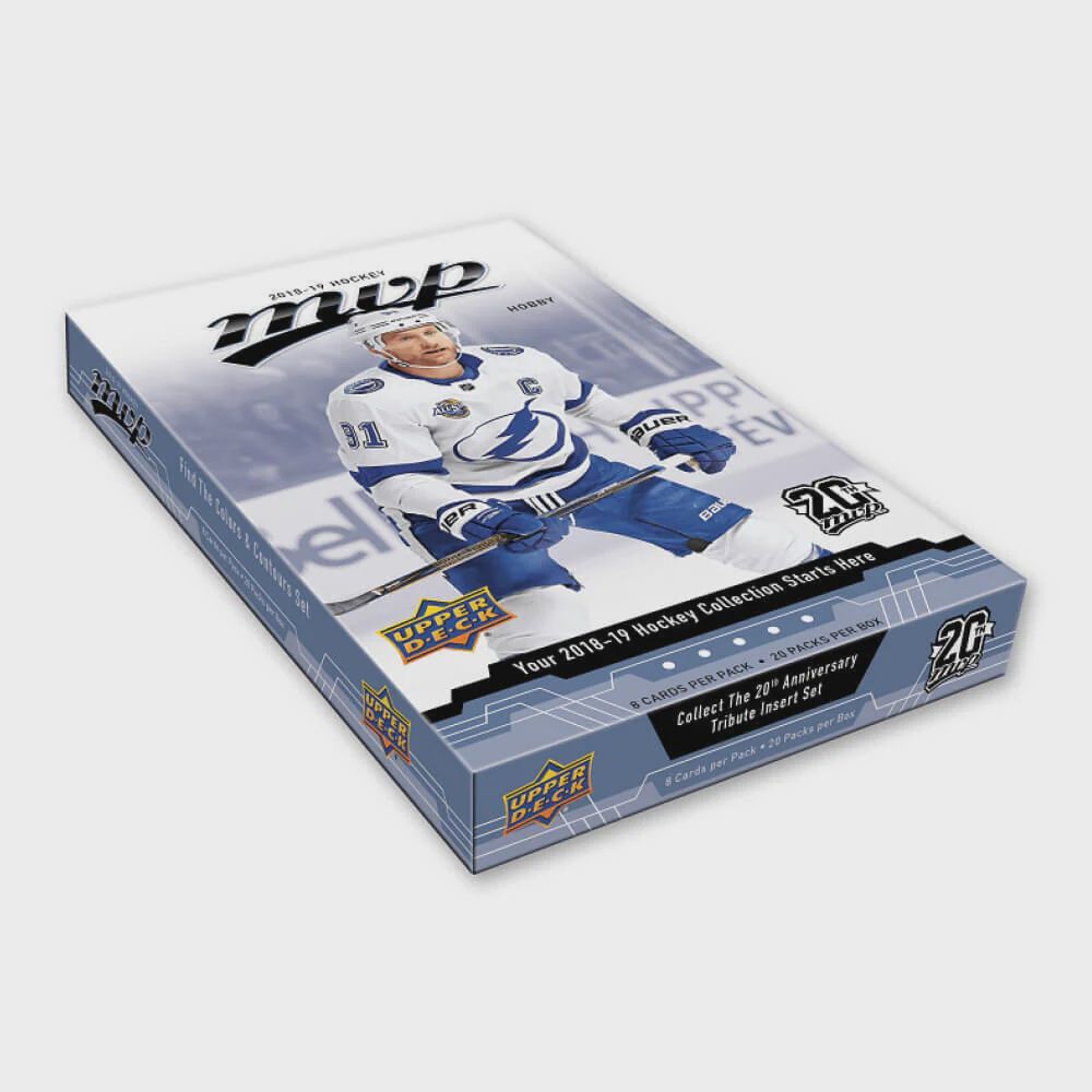 UD 2018-19 MVP Hockey Hobby, Format D'emballage: Boite (20 Paquets)