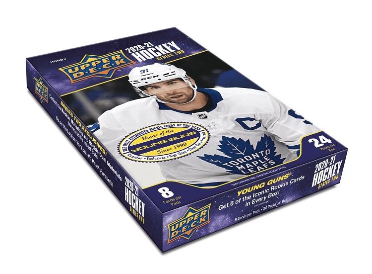 UD 2020-21 Hockey Series 2 Hobby, Format D'emballage: Boite (24 Paquets)