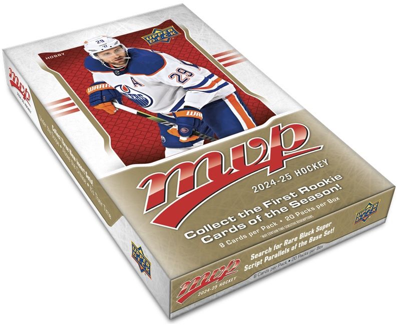 UD 2024-25 MVP Hockey Hobby, Format D'emballage: Boite (20 Paquets)