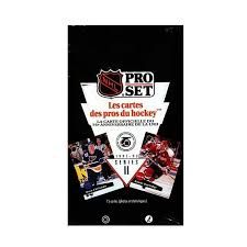 PRO SET HOCKEY CARD BOX SERIES 2 1991-92, Format D'emballage: Boite (36 Paquets)