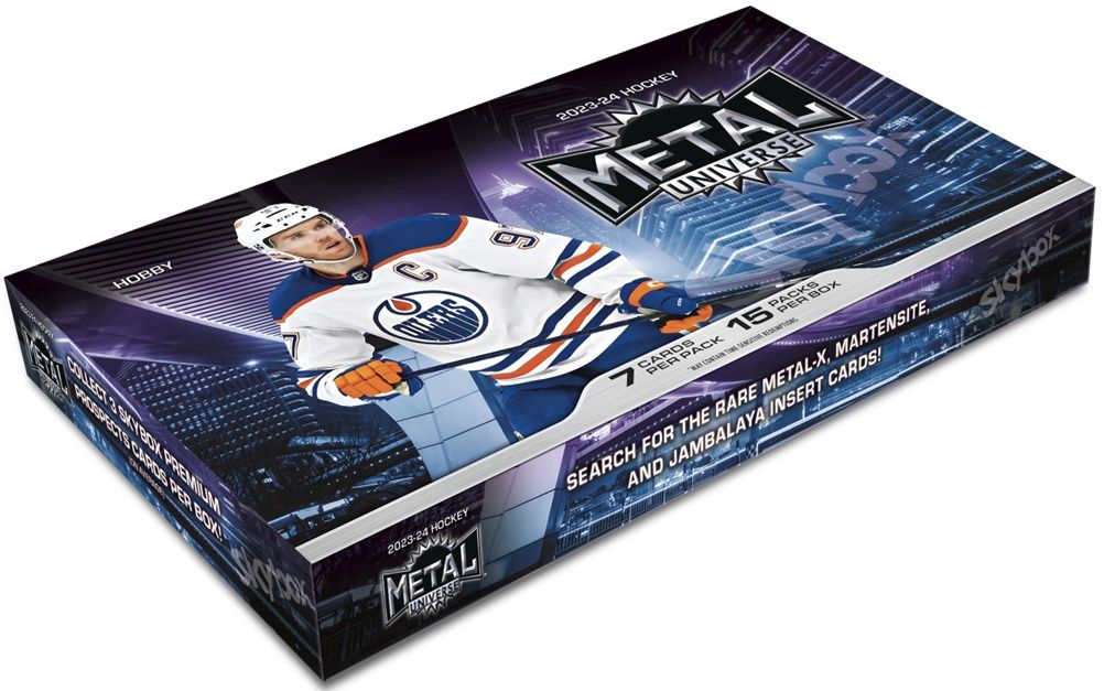 UD SKYBOX METAL UNIVERSE HOCKEY 23/24, Format D'emballage: Boite (15 Paquets)