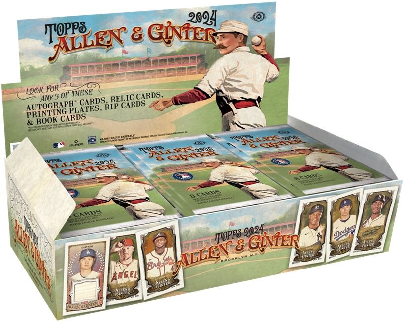 TOPPS ALLEN &amp; GINTER BASEBALL 2024, Format D'emballage: Boite (24 Paquets)
