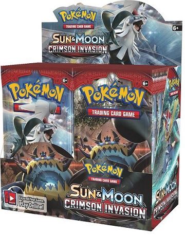 Sun &amp; Moon: Crimson invasion Booster box, Format D'emballage: Boite (36 Paquets)