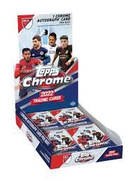 2022 TOPPS MLS CHROME SOCCER, Format D'emballage: Boite (18 Paquets)