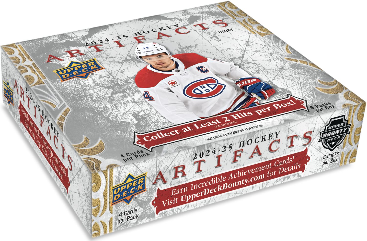 UD 2024-25 Artifacts hockey Hobby, Format D'emballage: Boite (8 Paquets)
