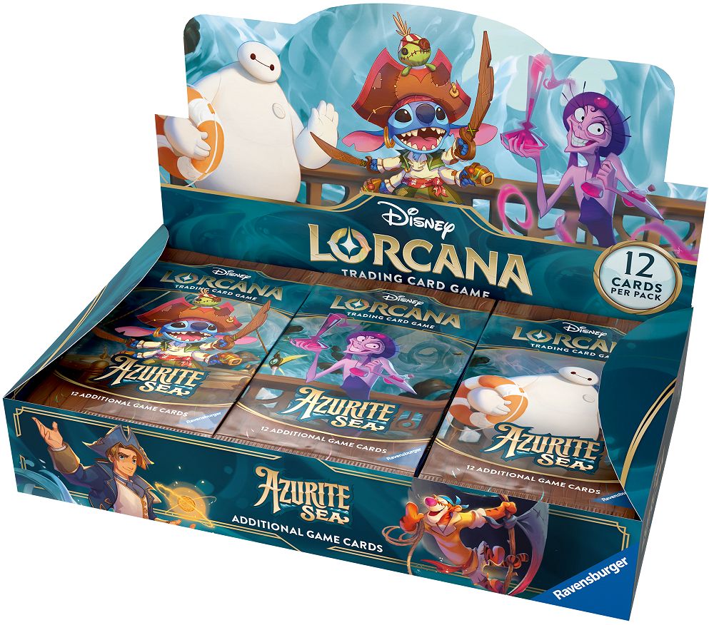 DISNEY LORCANA AZURITE SEA BOOSTER, Format D'emballage: Boite (24 Paquets)