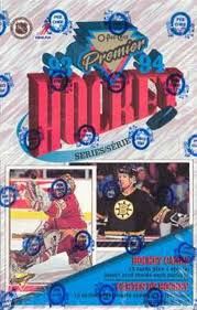 1993-94 O-Pee-Chee Premier Hockey series1 Hobby, Format D'emballage: Boite (36 Paquets)