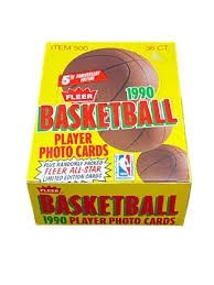 VINTAGE 1990 FLEER BASKETBALL, Format D'emballage: Boite (36 Paquets)