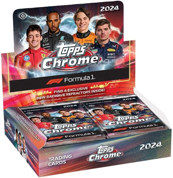 Topps Chrome 2024 Formula 1 lite (Flagship), Format D'emballage: Boite (16 Paquets)