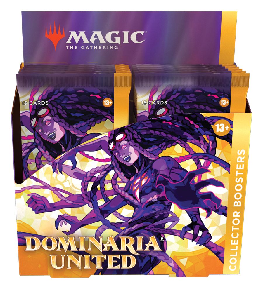 MTG DOMINARIA UNITED COLLECTOR BOOSTER, Format D'emballage: Boite (12 Paquets)